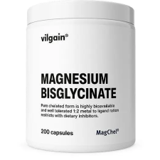 Vilgain Magnézium bisglicinát, 200 kapszula vitamin és táplálékkiegészítő