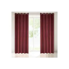  Villa bársony sötétítő függöny Bordó 140x250 cm lakástextília