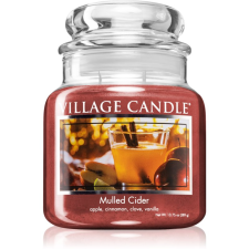 Village Candle Mulled Cider illatgyertya (Glass Lid) 389 g gyertya