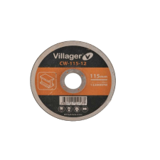 Villager Fémvágó tárcsa CW11512 115 x 1,2 mm, Villager VL023769 csiszolókorong és vágókorong