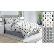  Villanykörte kétszemélyes ágyneműhuzat (200x220+2 db 70x80 cm) lakástextília