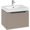 Villeroy &amp; Boch Subway 2.0 Fürdőszoba bútor 600 mm 1 fiók Taupe (mosdókagyló nélkül)