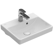 Villeroy & Boch Avento mosdótál 45x37 cm négyszögletes fehér 73584501 fürdőkellék