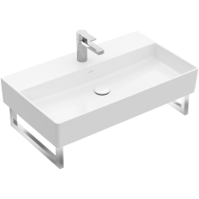 Villeroy & Boch Memento 2.0 mosdótál 80x47 cm négyszögletes fehér 4A228001 fürdőkellék