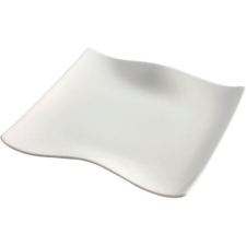 Villeroy & Boch Négyzet alakú tányér, Villeroy & Boch Cera, 21x21 cm tányér és evőeszköz