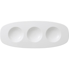 Villeroy & Boch Ovális osztott tányér, Villeroy & Boch Affinity, 30x12 cm tányér és evőeszköz