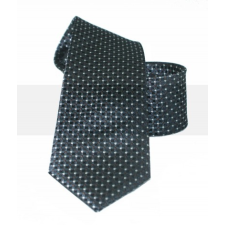 Vincitore slim selyem nyakkendő - Fekete pöttyös nyakkendő