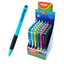 Vinson Golyóstoll nyomógombos 0,7mm Vinson 5237 Fine vegyes displ 36 db/display toll