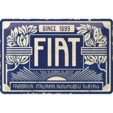 Vintage Fiat - Since 1899 - Vintage Logo Fémtábla dekoráció
