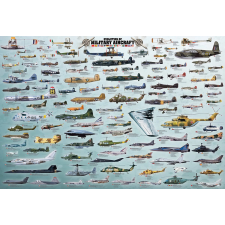  Vintage katonai repülőgépes puzzle 2000 db puzzle, kirakós