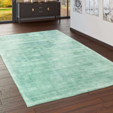  Vintage kézzel szőtt szőnyeg pasztell zöld, 80×150-es méretben lakástextília