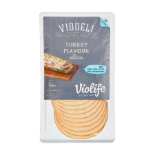 Viodeli növényi készítmény szeletelt pulyka ízesítésű 100 g konzerv