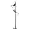 Viokef Aruba sötétszürke LED kültéri állólámpa (VIO-4349500) LED 1 izzós IP65