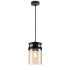 Viokef Betty borostyán-fekete függesztett lámpa (VIO-4304800) E27 1 izzós IP20