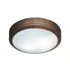 Viokef Ceiling Lamp Brown Round Leros - VIO-4049203
