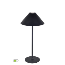 Viokef Cone fekete LED asztali lámpa (VIO-4275201) LED 1 izzós IP54 világítás