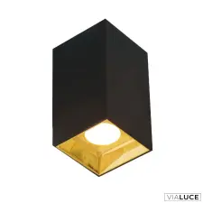 Viokef Fekete mennyezeti lámpa, LED, 12W, 3000K melegfehér, 800 lm, Glam, VIO-4240501 világítás