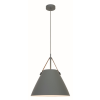 Viokef Hector szürke függesztett lámpa (VIO-4253800) E27 1 izzós IP20