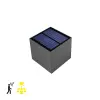 Viokef Inglesi fekete napelemes LED kültéri fali lámpa (VIO-4309900) LED 1 izzós IP65