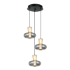 Viokef Sirel füstszínű-borostyán LED függesztett lámpa (VIO-4326800) LED 1 izzós IP20