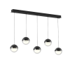 Viokef Zirea fekete LED függesztett lámpa (VIO-4330000) LED 1 izzós IP20