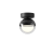 Viokef Zirea fekete LED mennyezeti lámpa (VIO-4330100) LED 1 izzós IP20