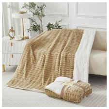  Violet 2 rétegű ágytakaró/pléd 150x200 cm - Világosbarna ZU150200-2 lakástextília