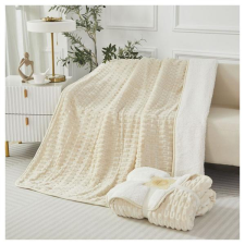  Violet 2 rétegű ágytakaró/pléd 230x200 cm - Bézs ZU230200-5 lakástextília