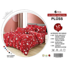  Violet 6 részes csillagmintás mikroplüss ágyneműhuzat - Választható színben lakástextília