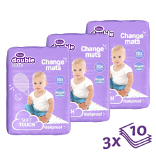 Violeta pelenkázó alátét 60x60 cm (3x10 db) pelenkázó matrac