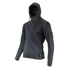 VIPER TACTICAL Storm kapucnis cipzáros pulóver fekete L