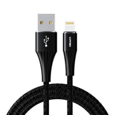 Vipfan A01 USB-A - Lightning kábel 3A, 1,2m fekete (CB-A1LT-black) kábel és adapter