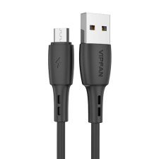 Vipfan USB és Micro USB kábel Vipfan Racing X05, 3A, 1m (fekete) kábel és adapter