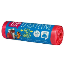 VIPOR HDPE TOP húzózsinórral 40 l, piros, 15 db tisztító- és takarítószer, higiénia