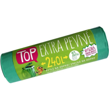 VIPOR LDPE Top Extra szilárd 240 l, 10 db, zöld takarító és háztartási eszköz