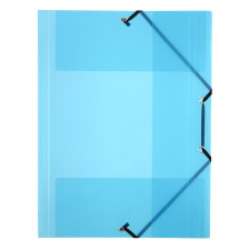 VIQUEL Gumis mappa, 15 mm, PP, A4, VIQUEL "Propyglass", kék mappa