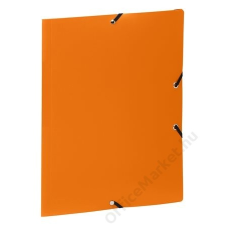 VIQUEL Gumis mappa, 15 mm, PP, A4, VIQUEL Standard, narancssárga (IV133004) mappa
