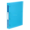VIQUEL Gyűrűs könyv, 4 gyűrű, 40 mm, A4, maxi, PP, cserélhető címke, VIQUEL "Propyglass", kék