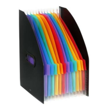 VIQUEL Iratpapucs, PP, 12 részes, VIQUEL, "Rainbow Class", fekete irattartó