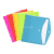 VIQUEL Irattartó tasak, A4, PP, patentos, VIQUEL "Happy Fluo", vegyes