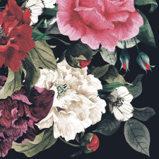 Virág Baroque Bouquet szalvéta 20 db-os 33x33 cm party kellék