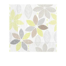 Virág Lomb Foliage szalvéta 20 db-os 33x33 cm party kellék