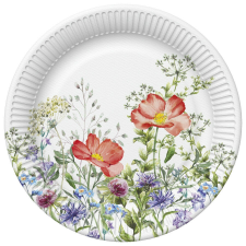 Virág Meadow in June papírtányér 8 db-os 22,7 cm party kellék