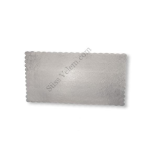  Virág mintás 25*35 cm-es ezüst színű fodros tortakarton sütés és főzés