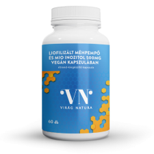 Virág Natura VN Liofilizált méhpempő és Mio Inozitol 500mg vegán kapszulában 60db vitamin és táplálékkiegészítő