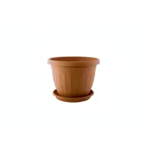  Virágcserép+Alátét Venecia 12cm Terra kerti tárolás