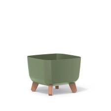 Virágcserép Gracia Square föld zöld 24cm kerti tárolás