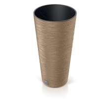Virágcserép Prosperplast FURU SLIM ECO WOOD 30 cm, naturo kerti tárolás
