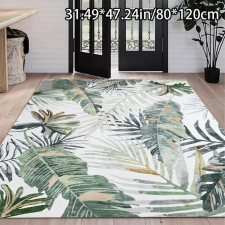 Virágmintás bársony szőnyeg 80 x 120 cm BT674413-1 lakástextília