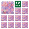  Virágos falpanelek, 3D virágmintás, ideális esküvőkre és rendezvényekre, D-HQ-002-12PCS
